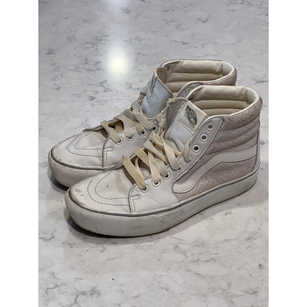 Vans White High-Top Sneakers